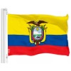 G128 Ecuador Ecuadorian Flag 3x5 Ft Printed 150D Polyester -