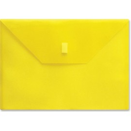 Lion Design-R-Line Poly 9-3/8" x 13", 1 Envelope, Transparent Yellow (22080-YW)