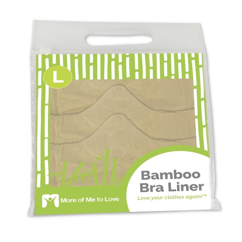 More of Me to Love Bamboo Bra Liner 3-Pack Large