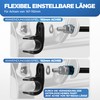 LAINFELD Thru Axle for Bicycle Trailer, M12, Length 167-192 mm,