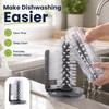 Suction Cup Glass Cleaning Brush for Kitchen Sinks – Hands-Free