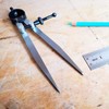 Wing Divider Gauge Carbon Steel Adjustable Angle Lockable Scribing Tool