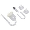 Aquarium Bubble Diffuser Prevent Clogging Transparent Glass Fish Tank Air