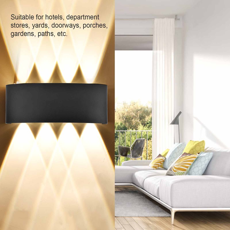 LED Wall Light 8W Waterproof Decorating Lighting Lamps for Living