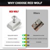 RED WOLF Thread 3/8"-16 T-Slot Nut Button Socket Cap Screw