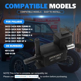 4011285 Electronic Solenoid Boost Control Valve for Polaris RZR XP XP4 2016-2021 TURBO S 2020-2021 R 2022-2024 Replace 100-4138