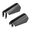 WATERWICH Handguards Coffin Cut Hand Guards Compatible with Harley Dyna