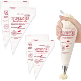 400 Mangas Pasteleras para Repostería de Plástico de Calidad Alimentaria 2 Tamaños, Ideal para Pasteles, Quequitos, Galletas, Fondant y Todo Tipo de Repostería