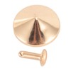 100pcs Mushroom Rivets Multipurpose Double Cap Mushroom Rivets for Belts