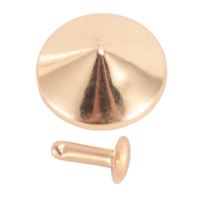 100pcs Mushroom Rivets Multipurpose Double Cap Mushroom Rivets for Belts