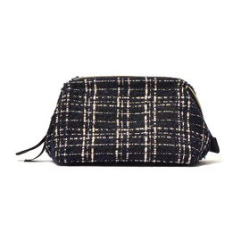 Francfranc Franc Tweed Wire Pouch, Black
