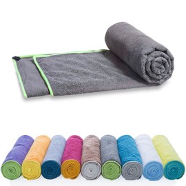 LightDry® Original Microfibre Sports Towel, Backpack Travel Towel, Sports & Fitness Bath Towel, Absorbent, Lightweight & Antibacterial and Extremely Quick Drying