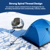 goduog 24260 Ice Fishing Shelter Tie Down Anchors Kit -