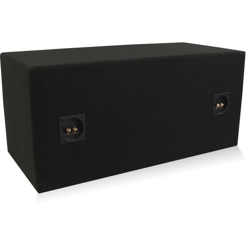 Belva BBX210BK Dual 10-inch Car Ported Subwoofer Box 3/4-inch MDF