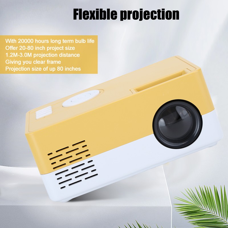 1080p Full High Definition LED Mini Projector Smart Home Cinema