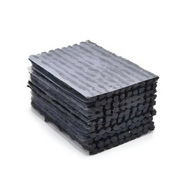 JNNJ 100Pcs Tyre Repair Plug Rubber Strings, Puncture Repair Seal Strips, Tubeless Wheel Recovery Refills, Tyre Puncture Repair Strings Black, Sealing Strips for Repairing Car Tyres for Motorcycle