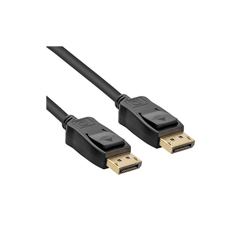Pearstone DisplayPort 1.2a Cable with Latches (10')