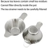 Tea Strainer for Loose Tea Stainless Steel Tea Strainer and