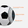 SPDTECH Soccer Ball Size 3 with Pump Needle Classic White