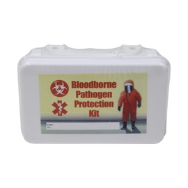 Kemp USA Bloodborne Pathogen Kit in Plastic Case