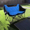 FAIR WIND Oversized Fully Padded Camping Chair Folding Loveseat Camping
