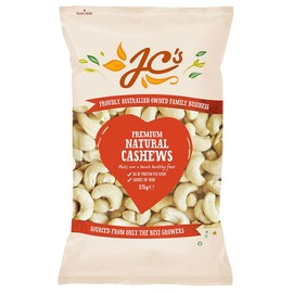 J.C.'S QUALITY FOODS Natural Premium Cashews, 375 g