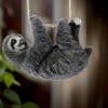 Distinctive Designs, Sloth Tree Hanger Figurine (Baby 6inch), Grey