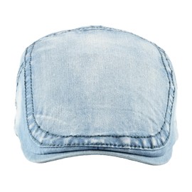 meioro Women Denim Newsboy Cap Cotton Flat Cap Ivy Gatsby Driving Hunting Gatsby Cabbie Hats for Men