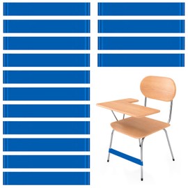 Chair Bands for Kids with Fidgety Feet,15 Pack Stretch Foot Bands,Natural Latex Stretch Chair Fidget Bands Student with Fidget Feet for Kids with ADHD ADD SPD (Blue)