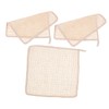 IWOWHERO 3pcs Washcloths Multi Functional Hand Towels for Bathing Face