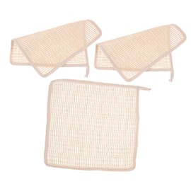 IWOWHERO 3pcs Washcloths Multi Functional Hand Towels for Bathing Face Cleansing Soft Lightweight for Family Use for Body Face Washing
