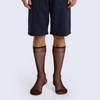 Cityelf 5 Pack Men Silky Socks Sheer Men Dress Socks