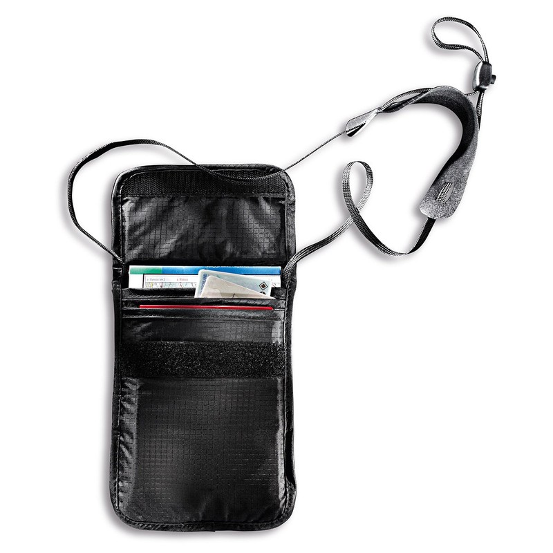 Tatonka Skin Folded Neck Pouch Black