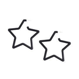 9 Pairs 80s Classic Big Hoop Earrings Retro Neon Geometric Earrings Party Accessories for Women Girls, Acrylic, Zircon,