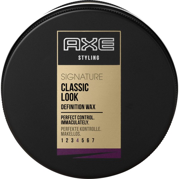 AXE Styling Wax for Short to Medium Length Hair Signature Classic Look Long Lasting 75 ml 1 Piece