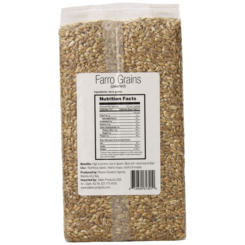 Trentasette Farro Grains, 2.2 Pound