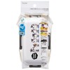 Skater PFLW4AG 2-Tier Lunch Box, 23.6 fl oz (600 ml),