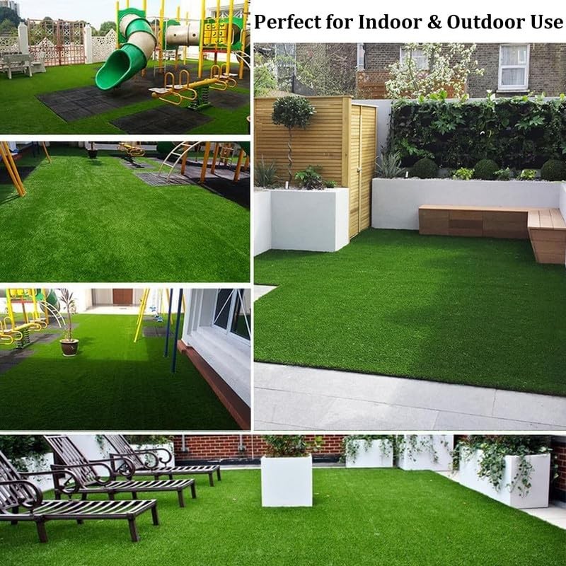 DSDESHU Artificial Grass Turf Lawn 3FT x 10FT, 0.4" Pile