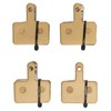 4 Pair Bike Brake Pads with Installation Tools Metal Reliable