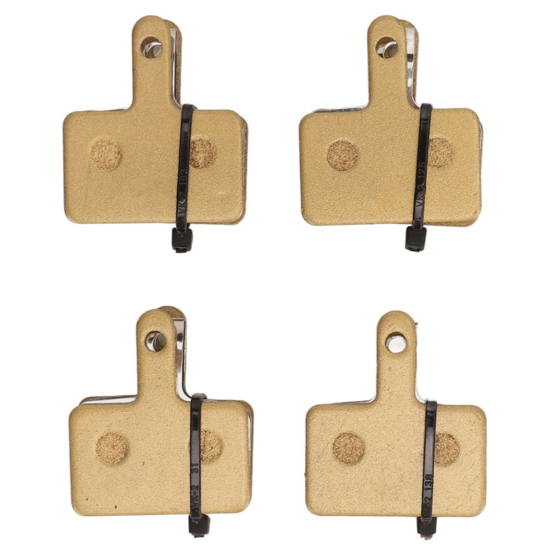 4 Pair Bike Brake Pads with Installation Tools Metal Reliable