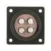 Aviation Socket 4 Pin 2.2KW‑5.5KW Alloy Equipment Plug Motors Industrial