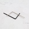 2pcs 4mm Silver 5mm Black Guitar Key For Martin Acoustic