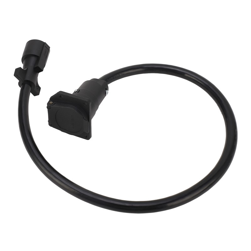Trailer Extension Cord 7 Way 3ft Double Prong Male Plug