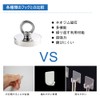MAGHUNT Super-Strong Magnetic Hook with Magnet, Diameter 2.4 inches (60
