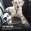 Raipult Heavy Duty Tactical Bungee Dog Leash, 4-6FT No Pull