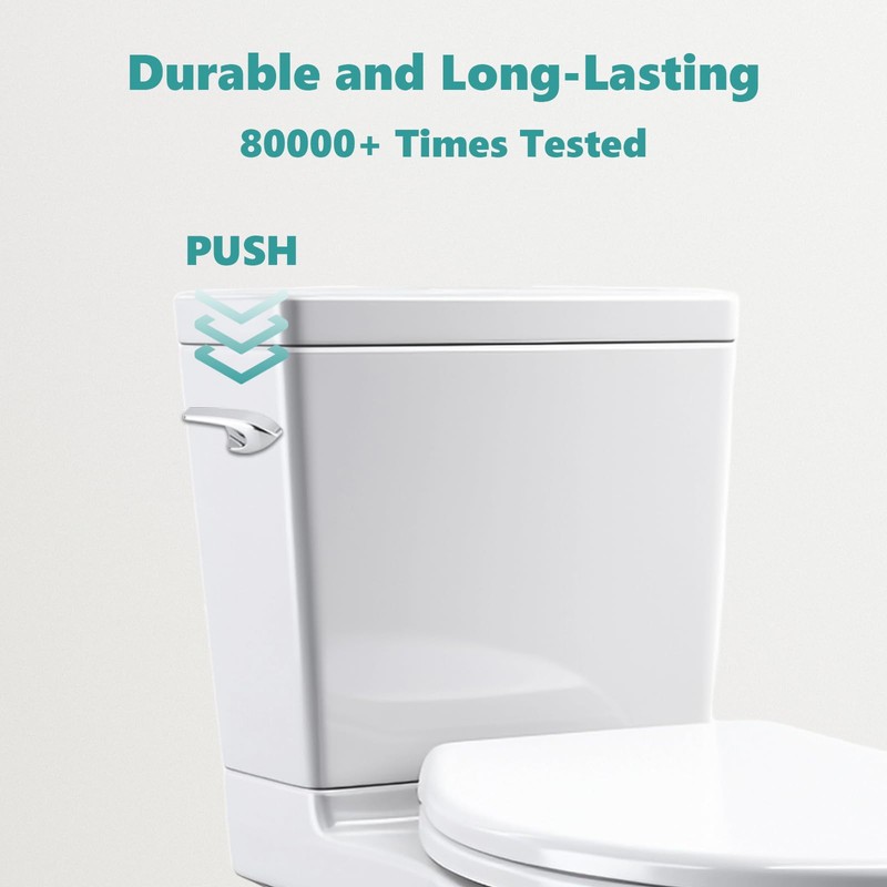 Left Toilet Handle Replacement Trip Lever Compatible with Kohler 87115-CP