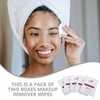 Lurrose 50pcs Disposable Makeup Remover Wipes Wet Cleansing Towelettes Daily