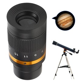 Nimomo Eyepiece Astronomical Zoom Eyepiece Telescope 7-21mm Continuous Eyepiece Telescope Observation 1.25"/31.7mm Black