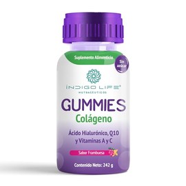 Gomitas de Colageno, Acido Hialuronico, Q10, Vitamina A y C 242 gr