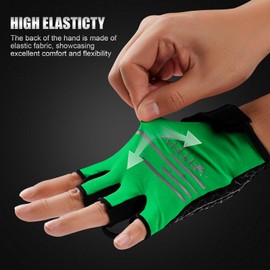 FITFIV Cycling Gloves Bike Gloves for Men/Women Half Finger Biking Gloves Exercise Workout Gloves Suitable for Outdoor Sports, Gym, Weight Lifting, Rowing and Motorcycle